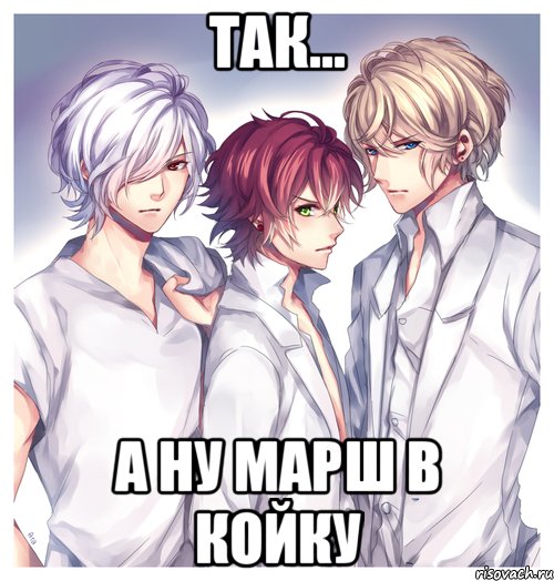 так... а ну марш в койку