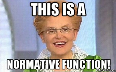 This is a normative function!, Мем Это норма