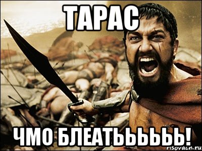 ТАРАС ЧМО БЛЕАТЬЬЬЬЬЬ!, Мем Это Спарта