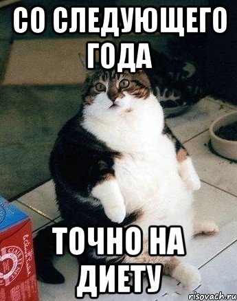 со следующего года точно на диету