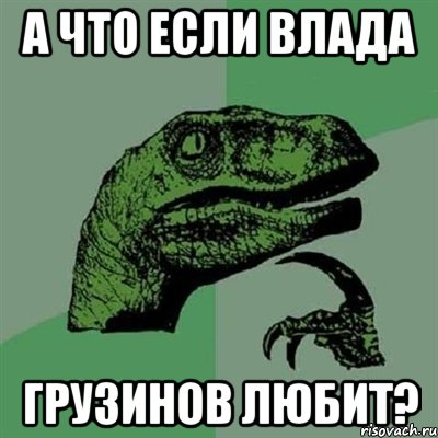 А что если влада грузинов любит?, Мем Филосораптор