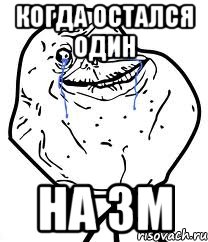 Когда остался один на зм, Мем Forever Alone