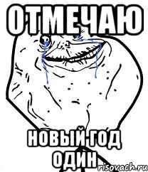 отмечаю новый год один