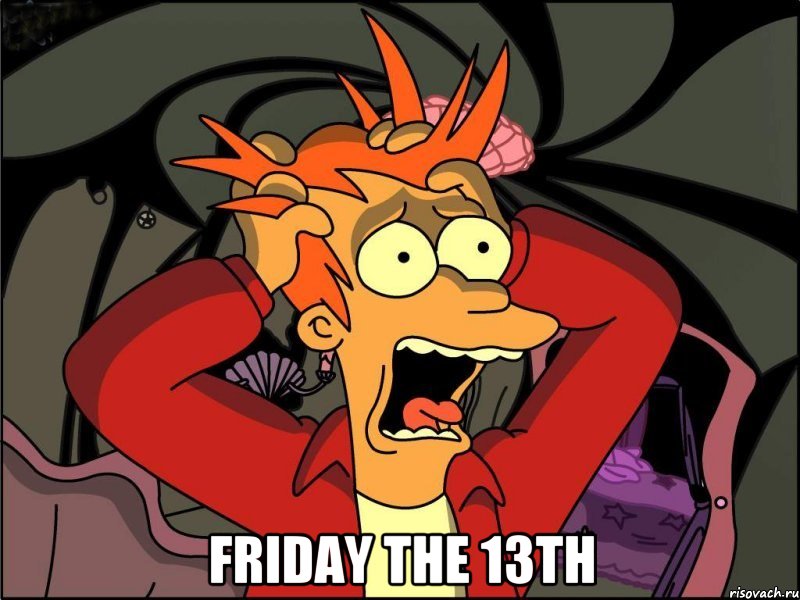  friday the 13th, Мем Фрай в панике