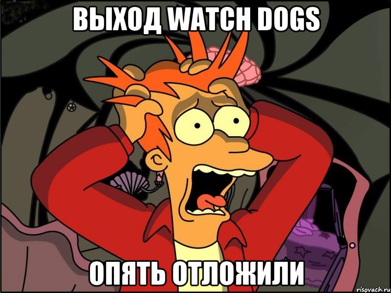 Выход Watch dogs опять отложили, Мем Фрай в панике