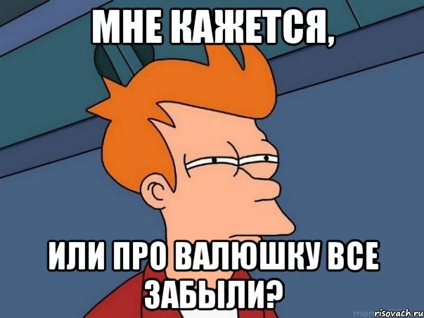 мне кажется, или про Валюшку все забыли?, Мем  Фрай (мне кажется или)