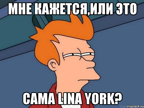 мне кажется,или это сама Lina York?, Мем  Фрай (мне кажется или)