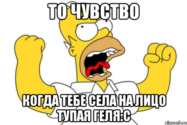 то чувство когда тебе села на лицо тупая Геля:с