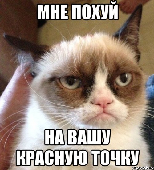 Мне похуй На вашу красную точку