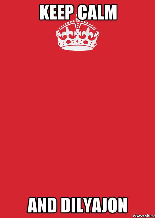 keep calm and Dilyajon, Комикс Keep Calm 3