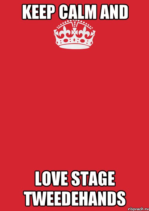 keep calm and love stage tweedehands, Комикс Keep Calm 3