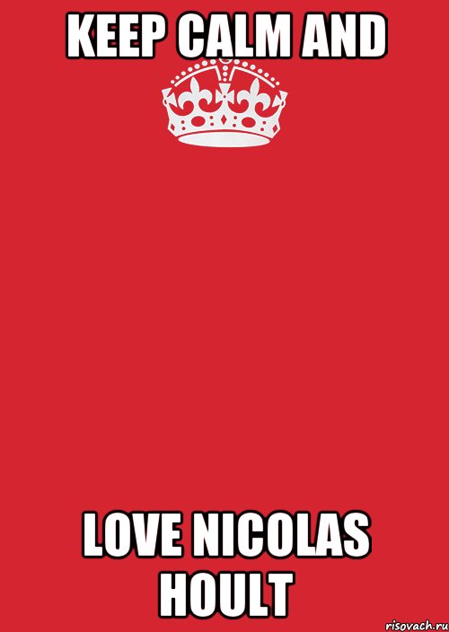 Keep Calm And Love Nicolas Hoult, Комикс Keep Calm 3