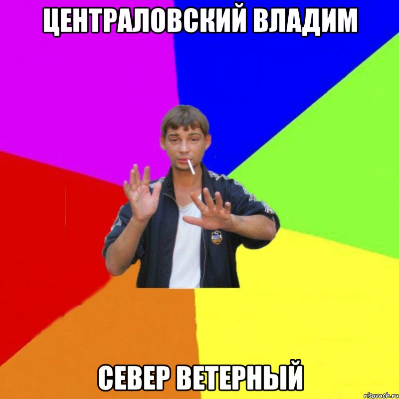 ЦЕНТРАЛОВСКИЙ ВЛАДИМ СЕВЕР ВЕТЕРНЫЙ