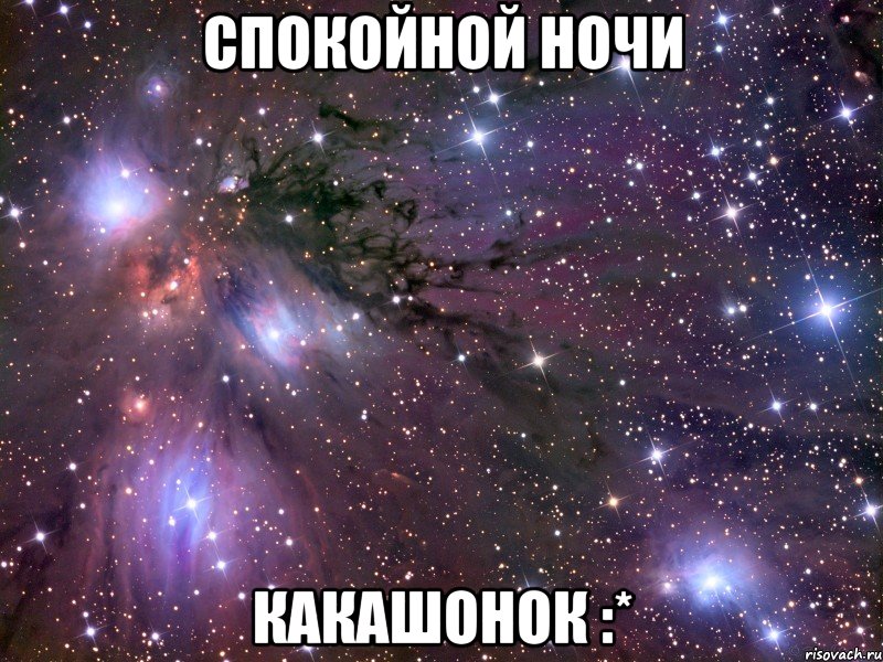 Спокойной ночи какашонок :*, Мем Космос