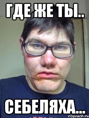 Где же ты.. Себеляха..., Мем красавчик