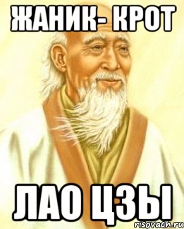 Жаник- КРОТ Лао Цзы, Мем лао цзы