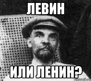 Левин Или Ленин?, Мем   Ленин удивлен