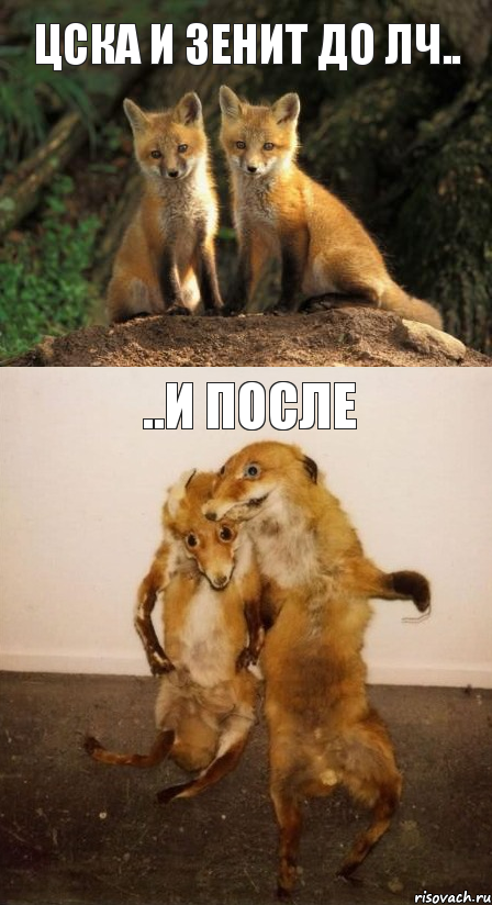 Цска и Зенит до ЛЧ.. ..и после