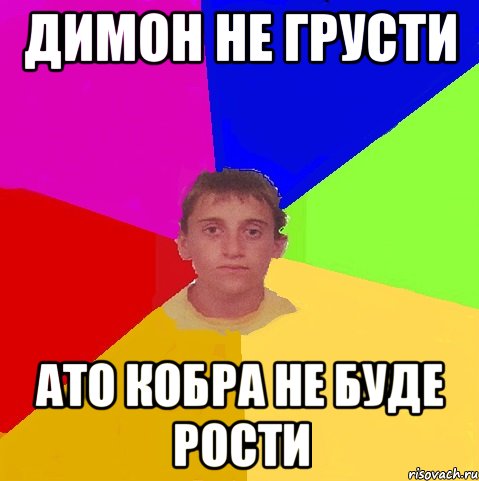 димон не грусти ато кобра не буде рости