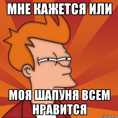 Мне кажется или Моя шапуня всем нравится, Мем Мне кажется или (Фрай Футурама)