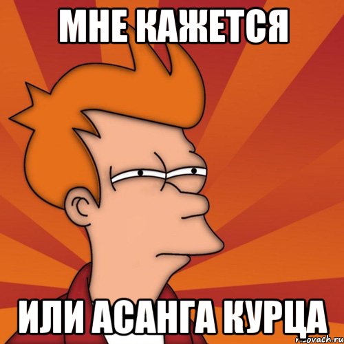 Мне кажется или Асанга курца, Мем Мне кажется или (Фрай Футурама)