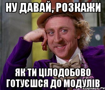 Ну давай, розкажи Як ти цілодобово готуєшся до модулів, Мем мое лицо