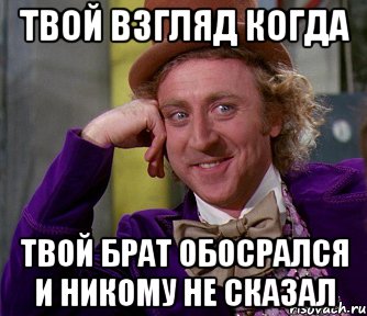 твой взгляд когда твой брат обосрался и никому не сказал, Мем мое лицо