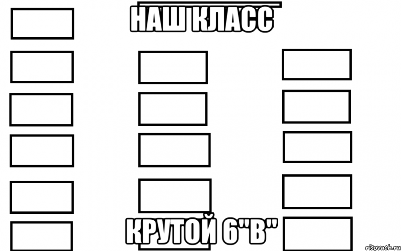 Наш класс крутой 6"в", Мем  Мой класс