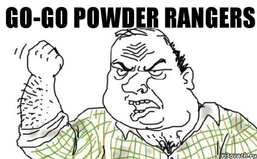 Go-GO Powder Rangers, Комикс Мужик блеать