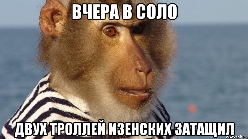 вчера в соло двух троллей изенских затащил