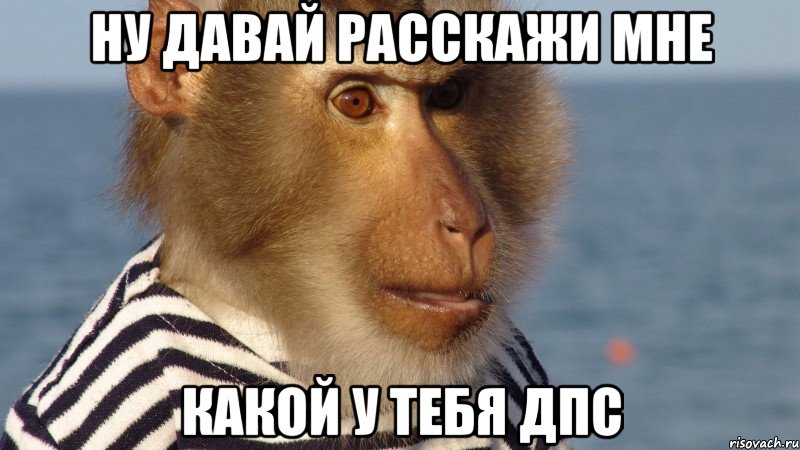 ну давай расскажи мне какой у тебя дпс