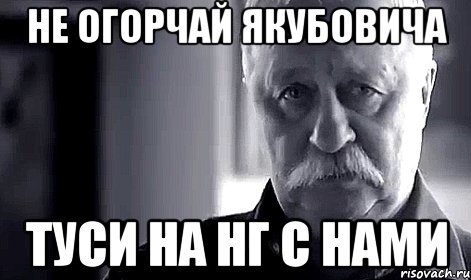 Не огорчай Якубовича Туси на нг с нами, Мем Не огорчай Леонида Аркадьевича