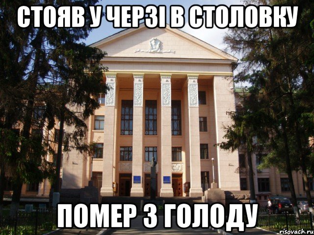 стояв у черзі в столовку помер з голоду