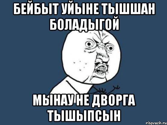 Бейбыт уйыне тышшан боладыгой мынау не дворга тышыпсын, Мем Ну почему