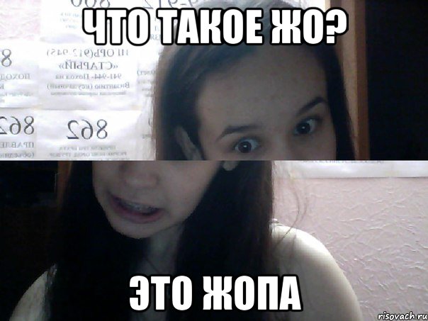 что такое жо? это жопа