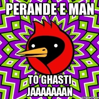 Perande e man to ghasti jaaaaaaan, Мем Омская птица