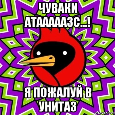Чуваки атааааазс...! Я пожалуй в унитаз, Мем Омская птица