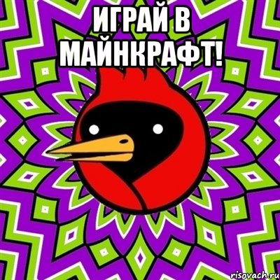Играй в майнкрафт! , Мем Омская птица