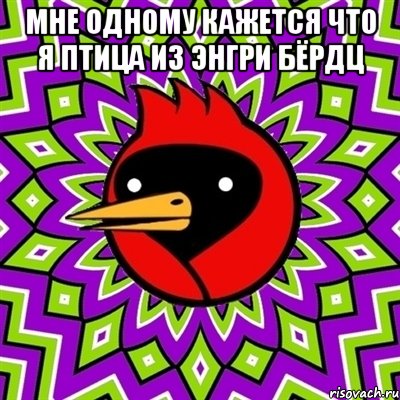 Мне одному кажется что я птица из энгри бёрдц , Мем Омская птица