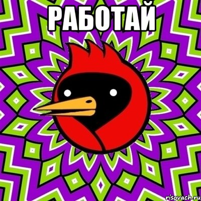 работай , Мем Омская птица