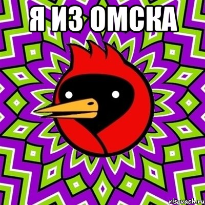 Я ИЗ ОМСКА , Мем Омская птица