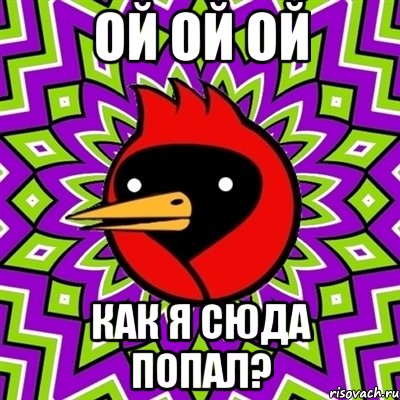 Ой ой ой как я сюда попал?, Мем Омская птица