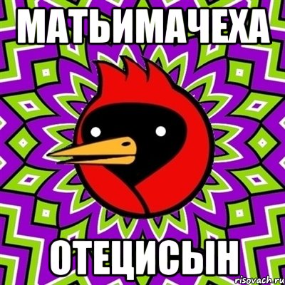 Матьимачеха Отецисын, Мем Омская птица