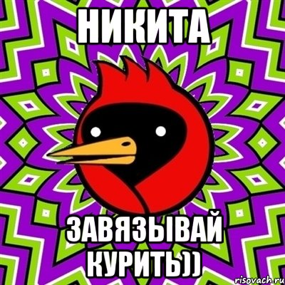 никита завязывай курить)), Мем Омская птица