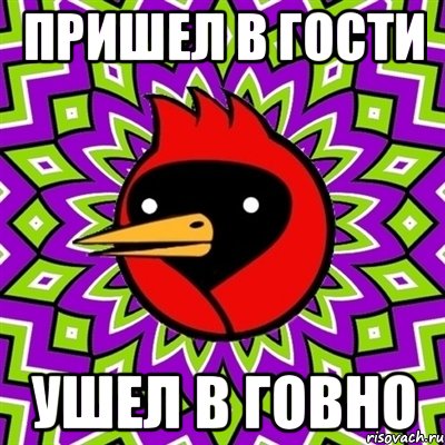 пришел в гости ушел в говно, Мем Омская птица