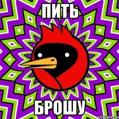 пить брошу, Мем Омская птица