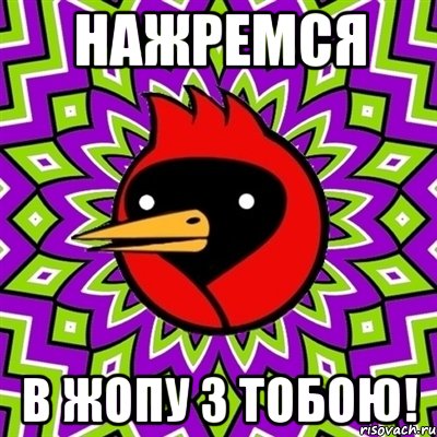 Нажремся в жопу з тобою!, Мем Омская птица