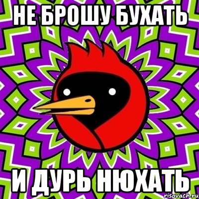 Не брошу бухать И дурь нюхать, Мем Омская птица