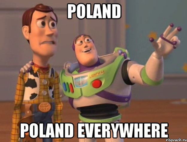 Poland Poland everywhere, Мем Они повсюду (История игрушек)