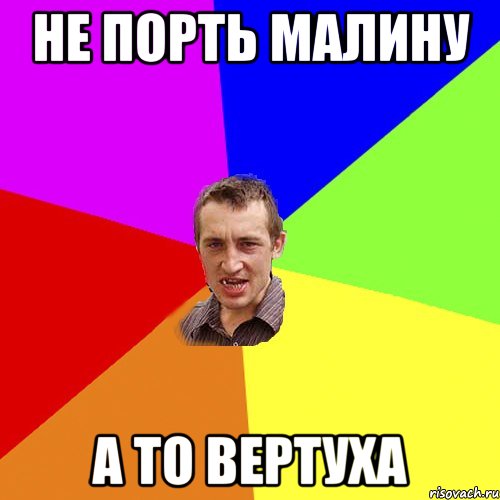 Не порть малину а то вертуха, Мем Чоткий паца